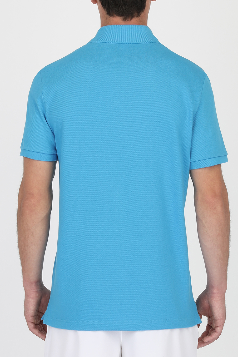 תמונת דוגמן אחורית של Slim Fit Polo Shirt in Blue