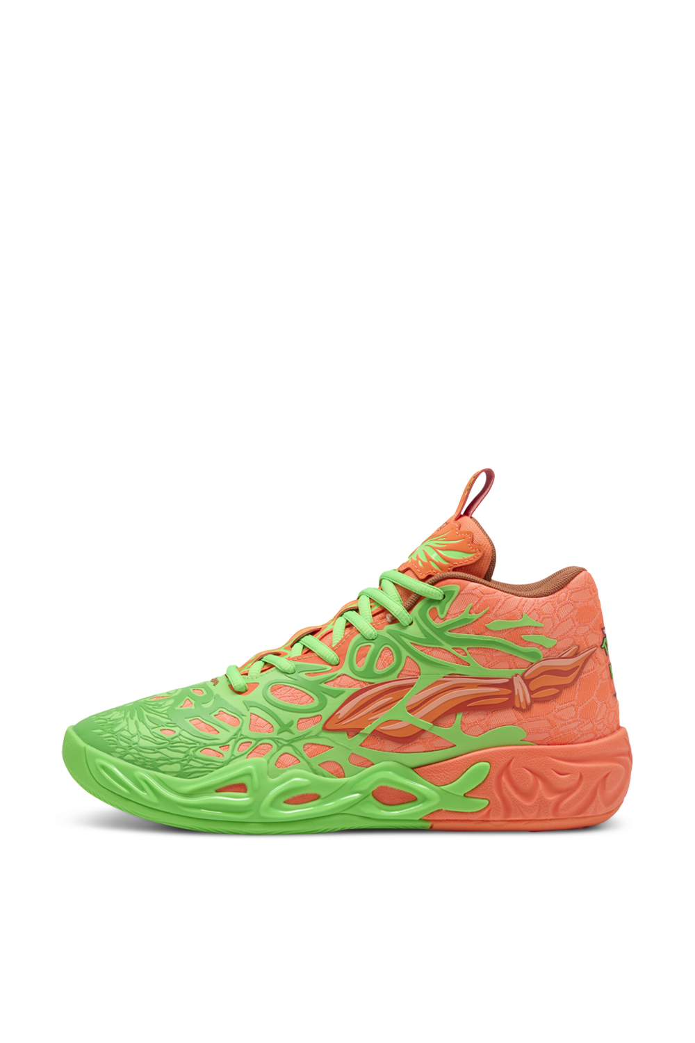 תמונה אחורית של פומה X צבי הנינג'ה נעלי כדורסל PUMA