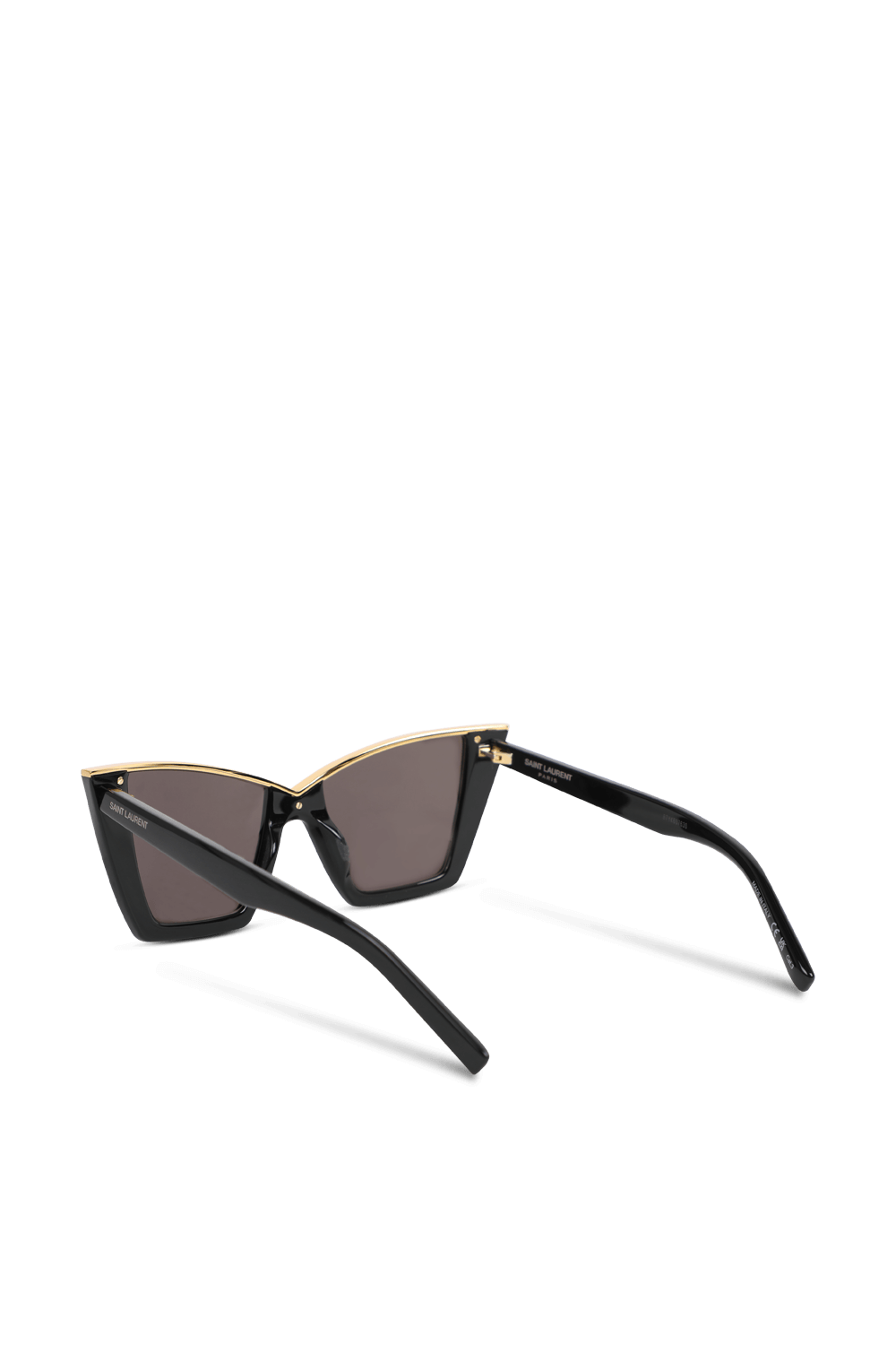 תמונה אחורית של משקפי שמש עם מסגרת מרובעת SAINT LAURENT
