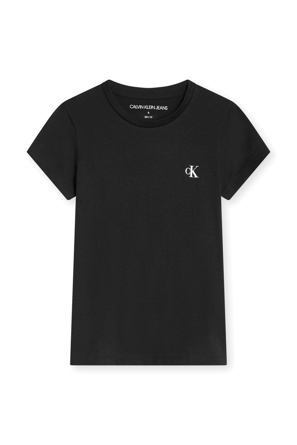 תמונה אחורית של מארז שתי חולצות טי סלים פיט CALVIN KLEIN