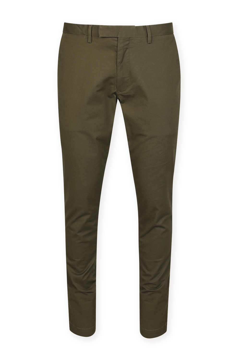 תמונה קידמית של Slim Fit Pants in Army-Green