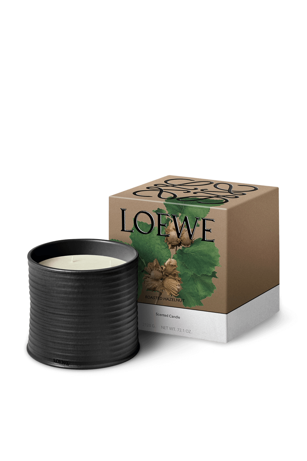 תמונה אחורית של LOEWE Roasted Hazelnut Large Scented Candle LOEWE PERFUMES