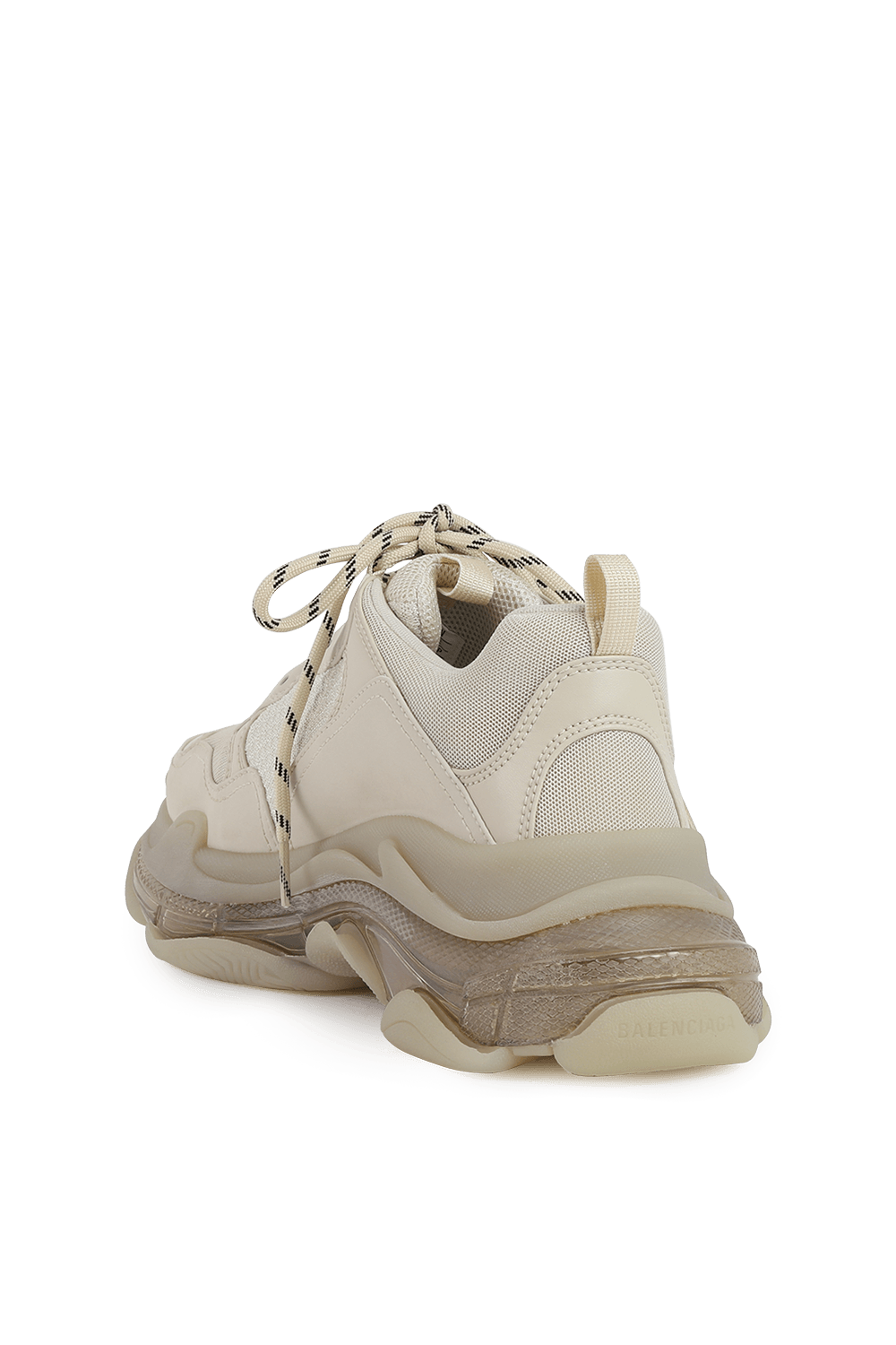 תמונה אחורית של Triple Clear Sole in Antique White BALENCIAGA