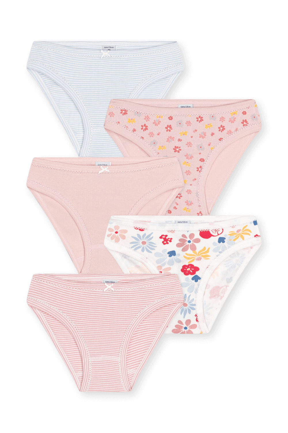 תמונה קידמית של מארז חמישיית תחתונים PETIT BATEAU