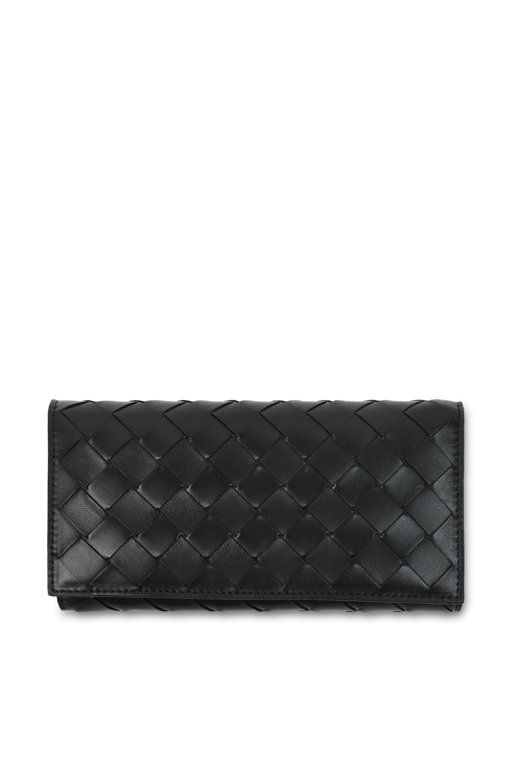 תמונה קידמית של ארנק שתי וערב מתקפל מעור BOTTEGA VENETA