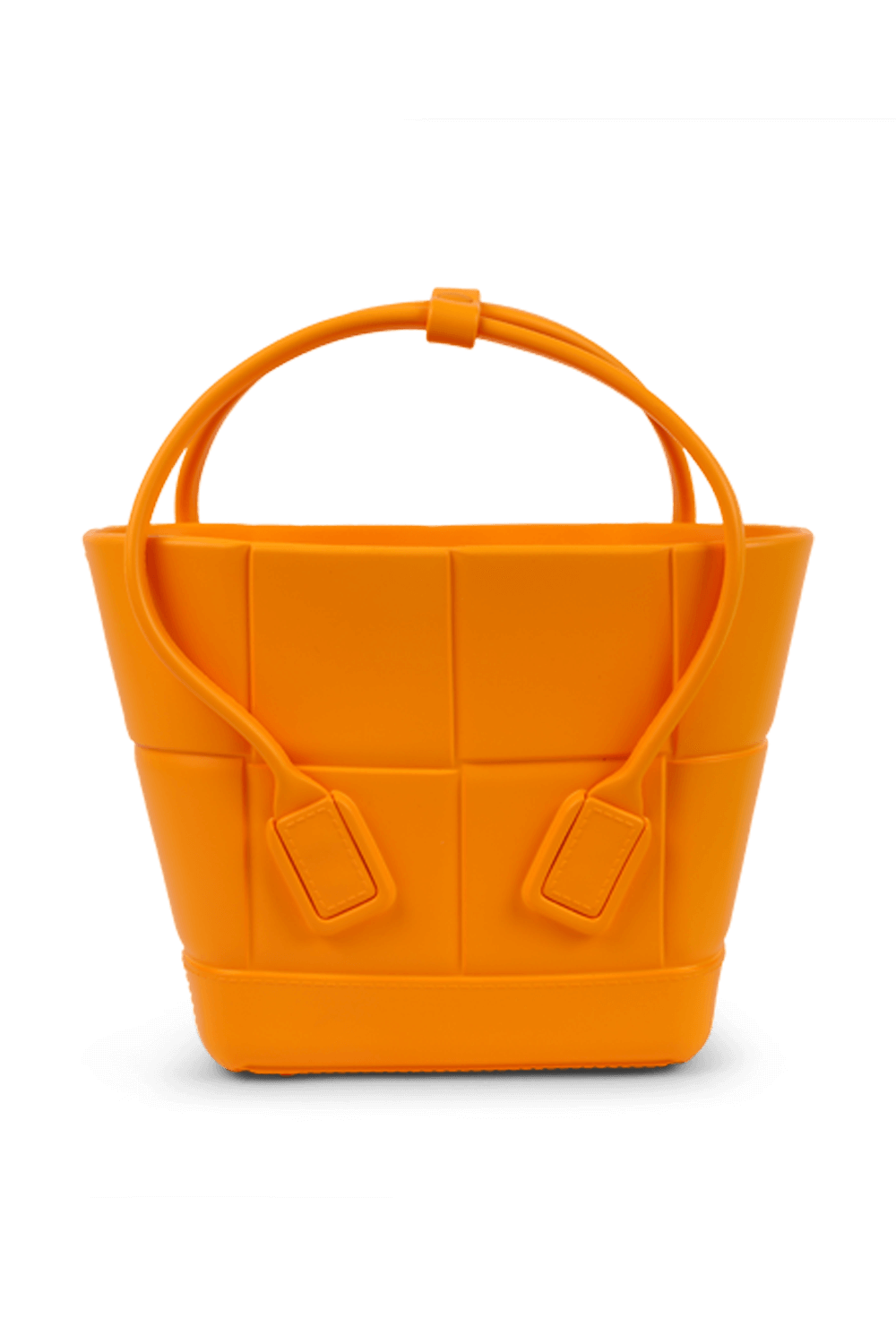 תמונה קידמית של תיק שופר ארקו מגומי BOTTEGA VENETA