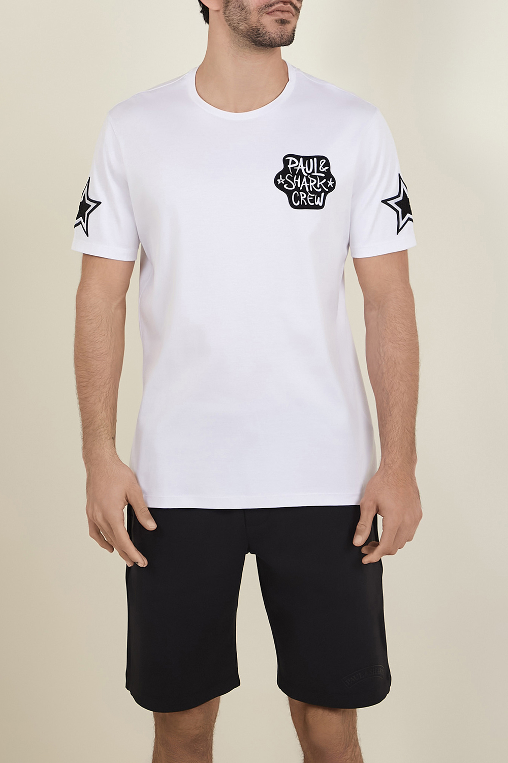 תמונת דוגמן קידמית של חולצת טי PAUL & SHARK