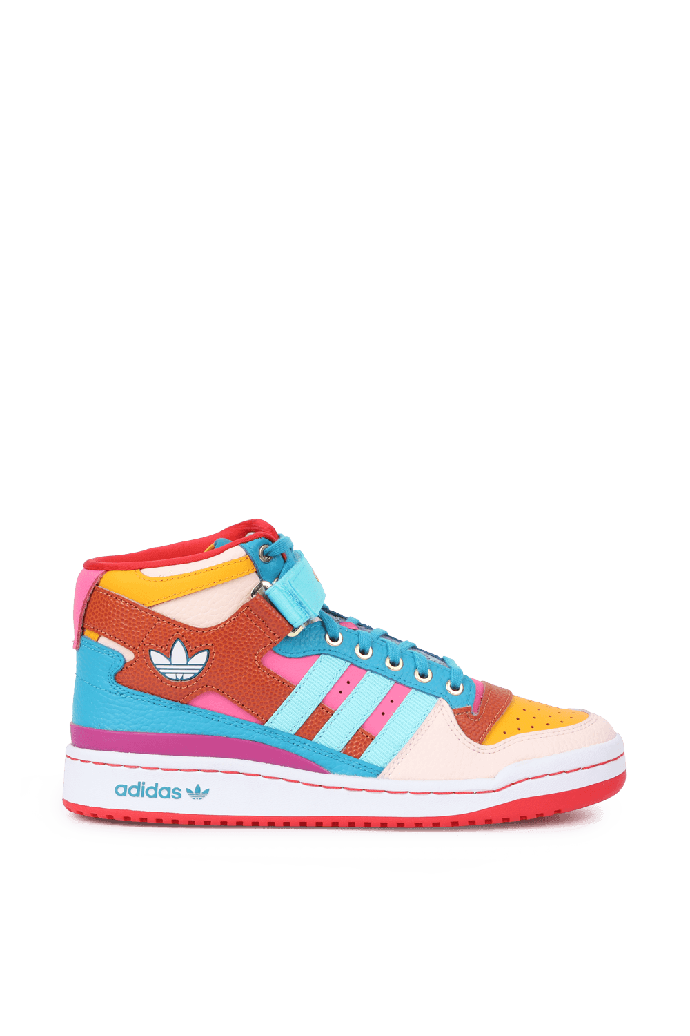תמונה קידמית של Adidas x S.E.E.D Forum Mid in Multicolor ADIDAS ORIGINALS
