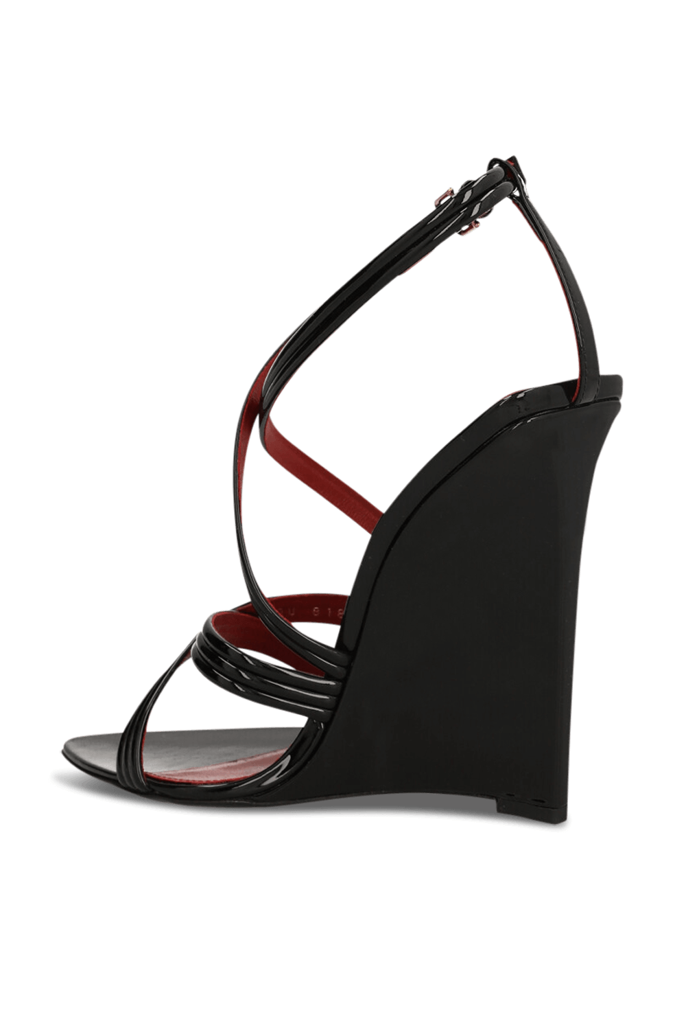 תמונה אחורית של סנדלי עקב SAINT LAURENT