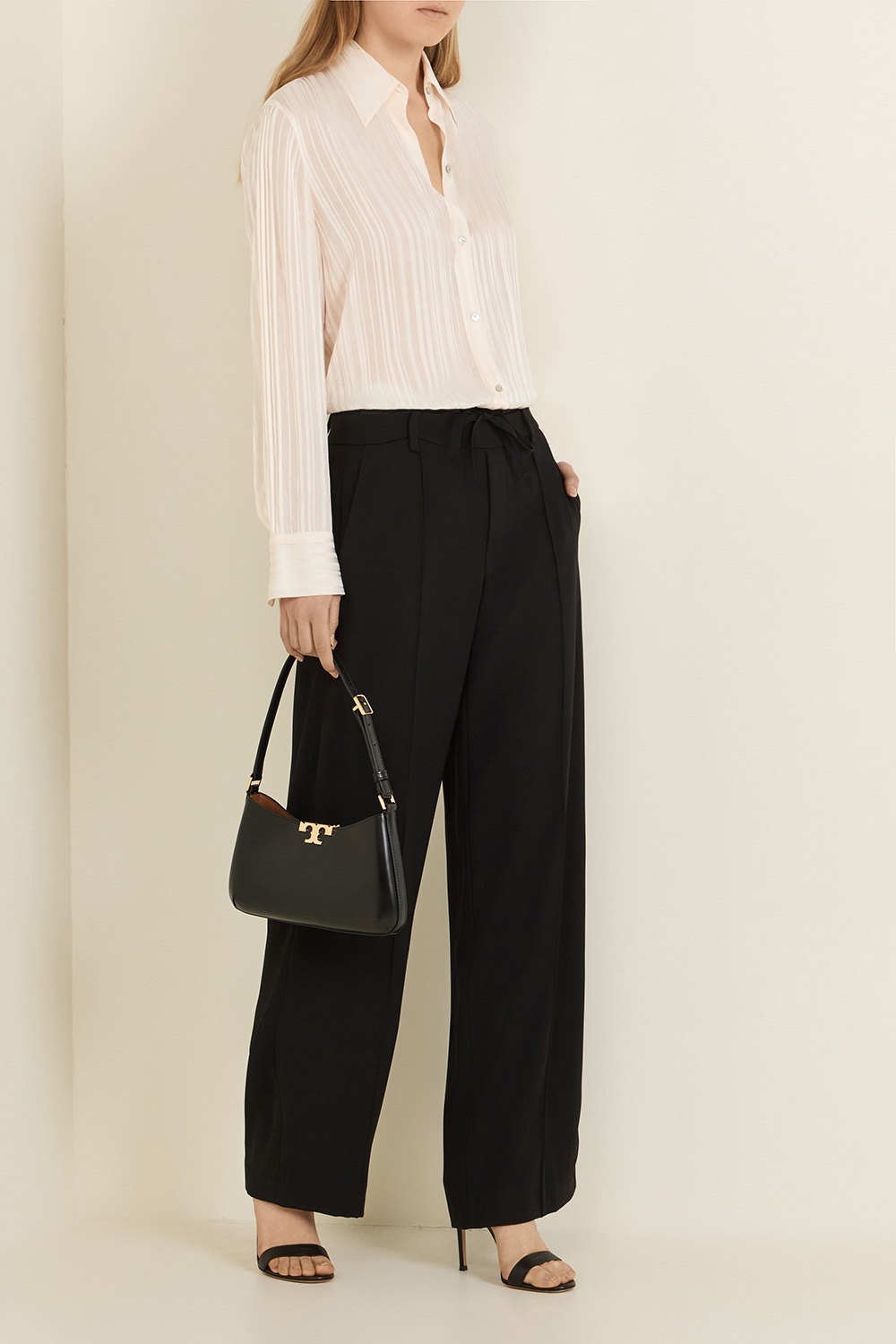 תמונת דוגמן קידמית של תיק כתף אלאנור סלים TORY BURCH