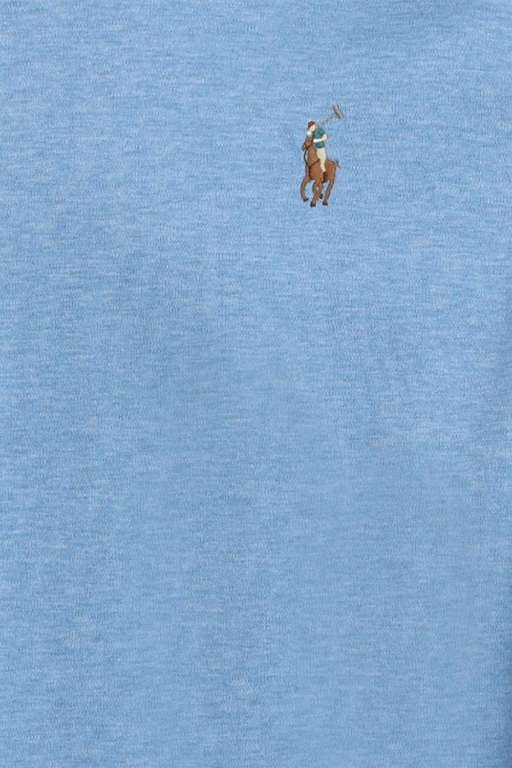 תמונה אחורית של חולצת טי בגוון תכלת POLO RALPH LAUREN