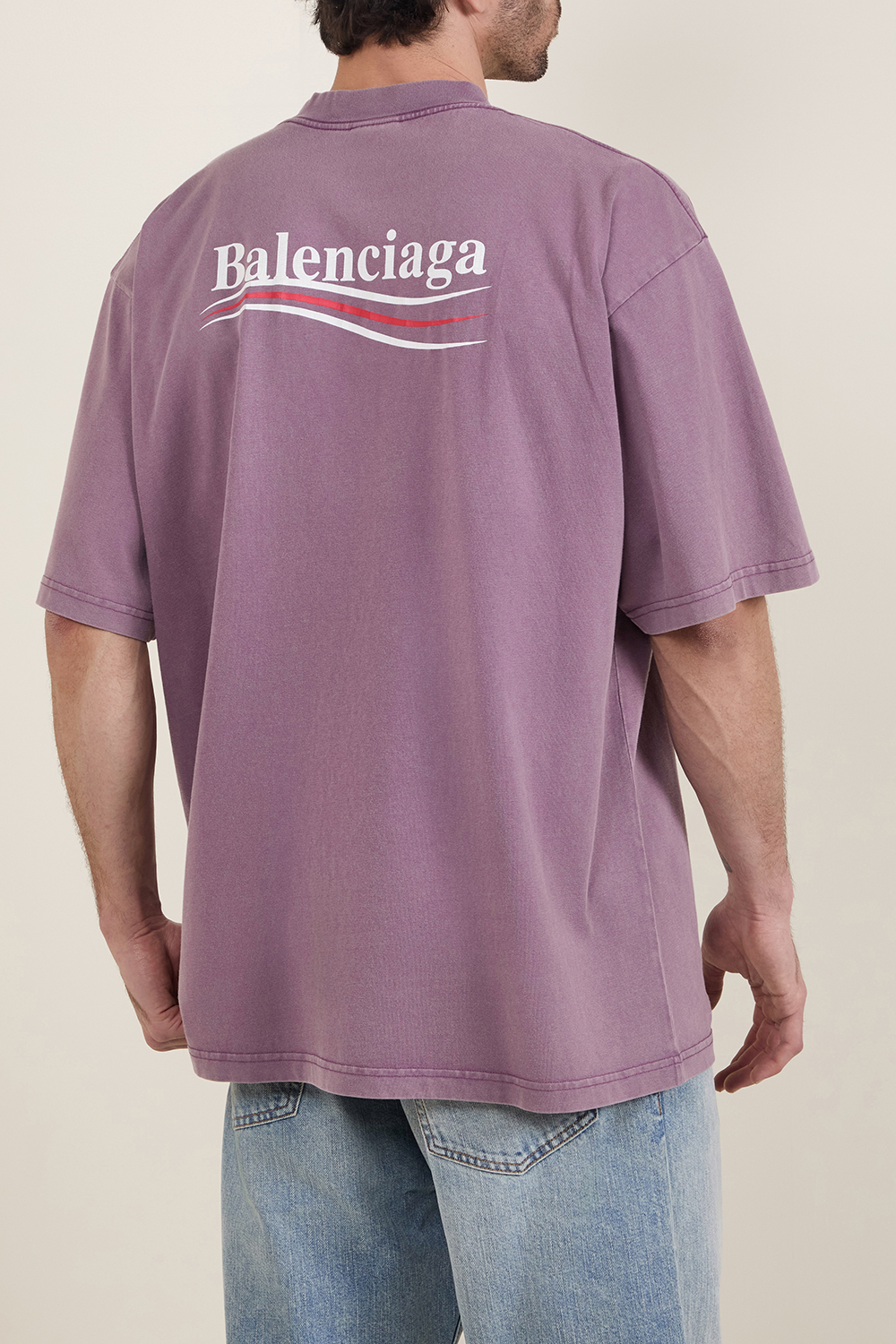 תמונת דוגמן אחורית של חולצת טי BALENCIAGA