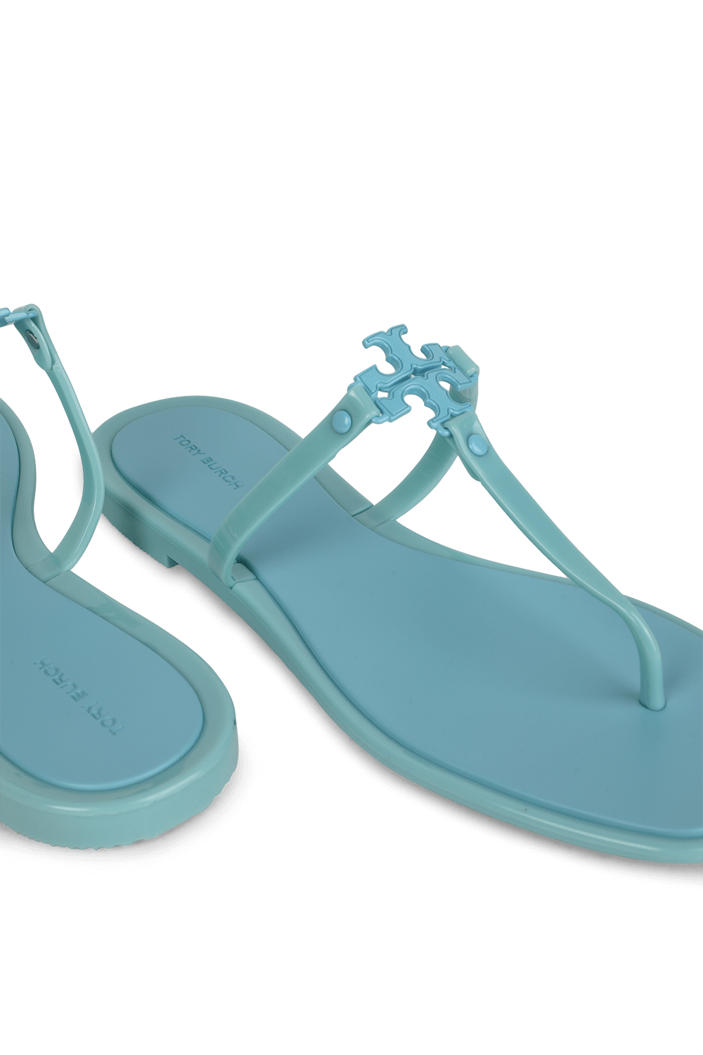 תמונת תקריב של כפכפי אצבע רוקסן TORY BURCH