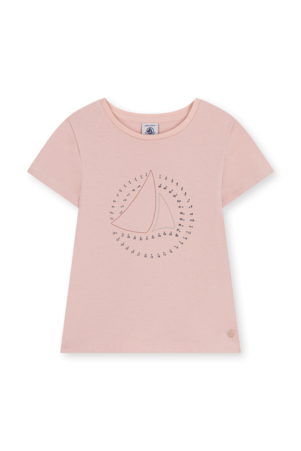 תמונה קידמית של חולצת טי - גילאי 6-12 שנים PETIT BATEAU