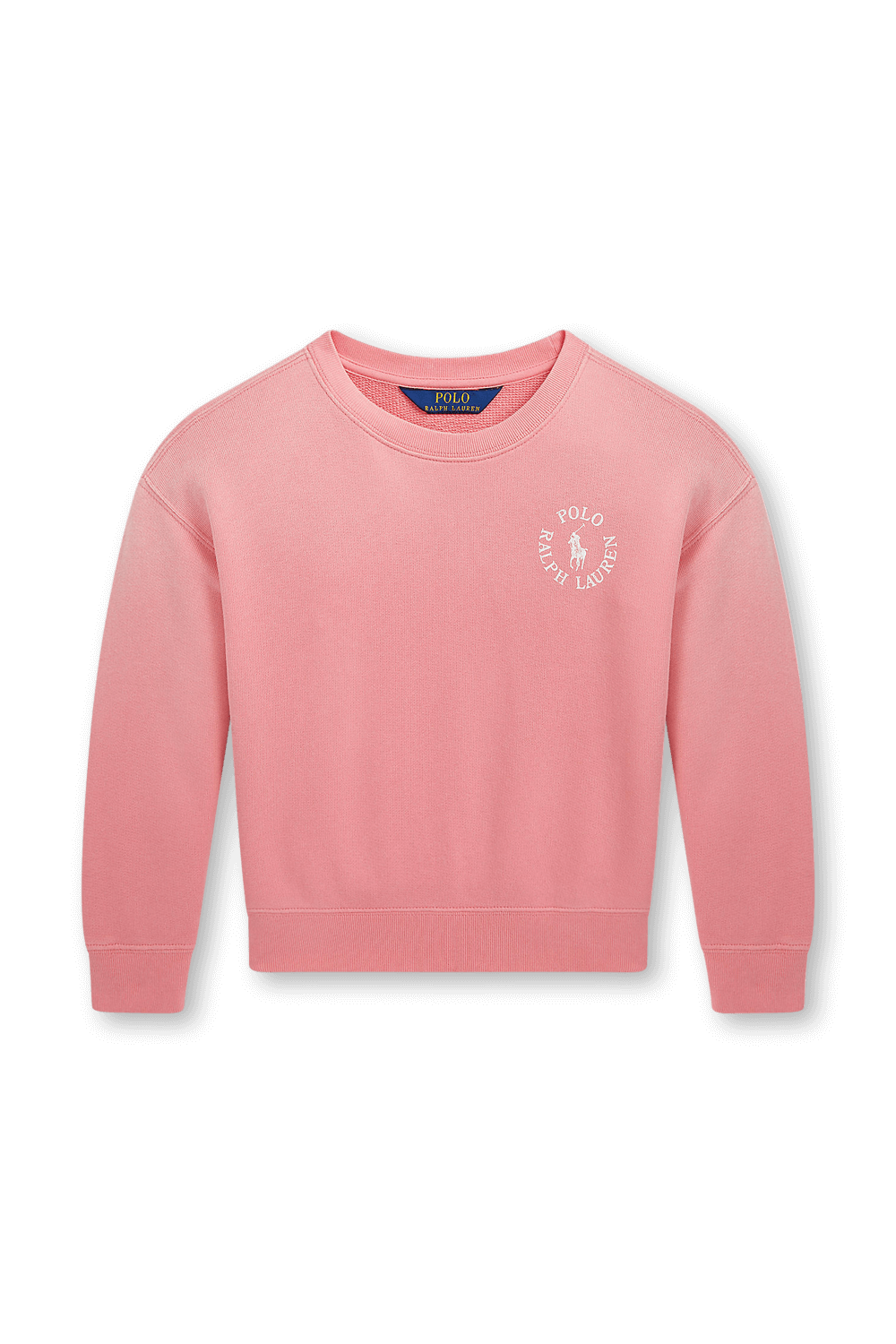 תמונה אחורית של סווטשירט עם צווארון מעוגל POLO RALPH LAUREN KIDS