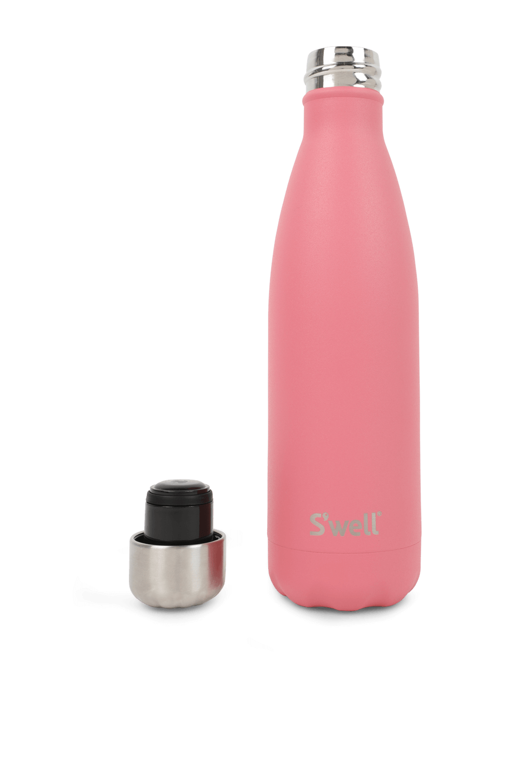 תמונה אחורית של בקבוק 500 מ\"ל ורוד SWELL