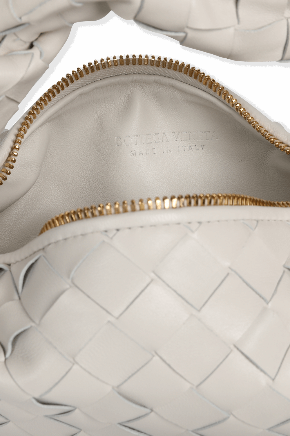Small BV Jodie Bag in White BOTTEGA VENETA