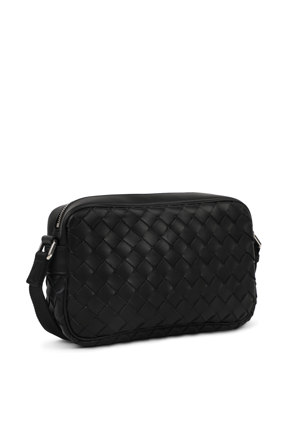תמונה אחורית של תיק קרוסבודי מעור BOTTEGA VENETA