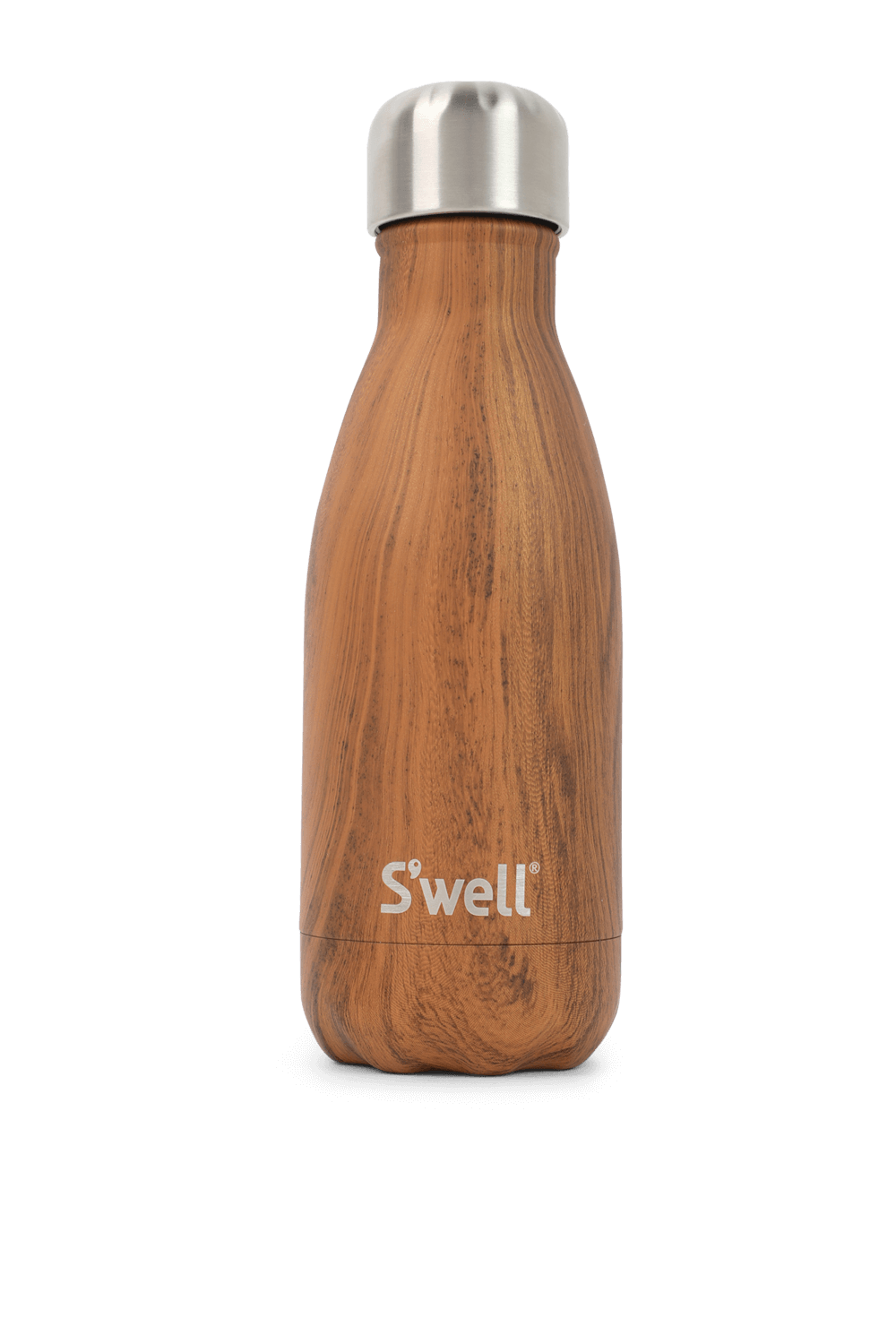 תמונה קידמית של בקבוק 266 מ\"ל עץ בגוון חום SWELL