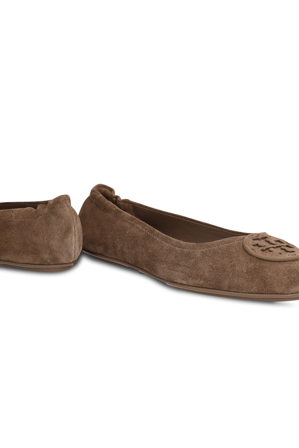 תמונת תקריב של נעלי בלרינה מזמש TORY BURCH