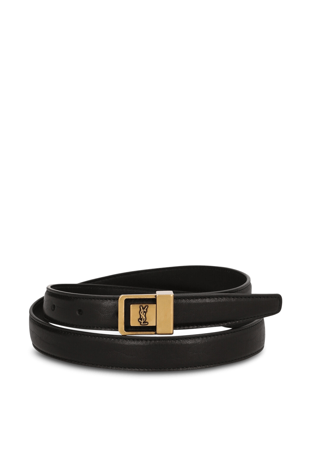 תמונה קידמית של חגורת סקיני SAINT LAURENT