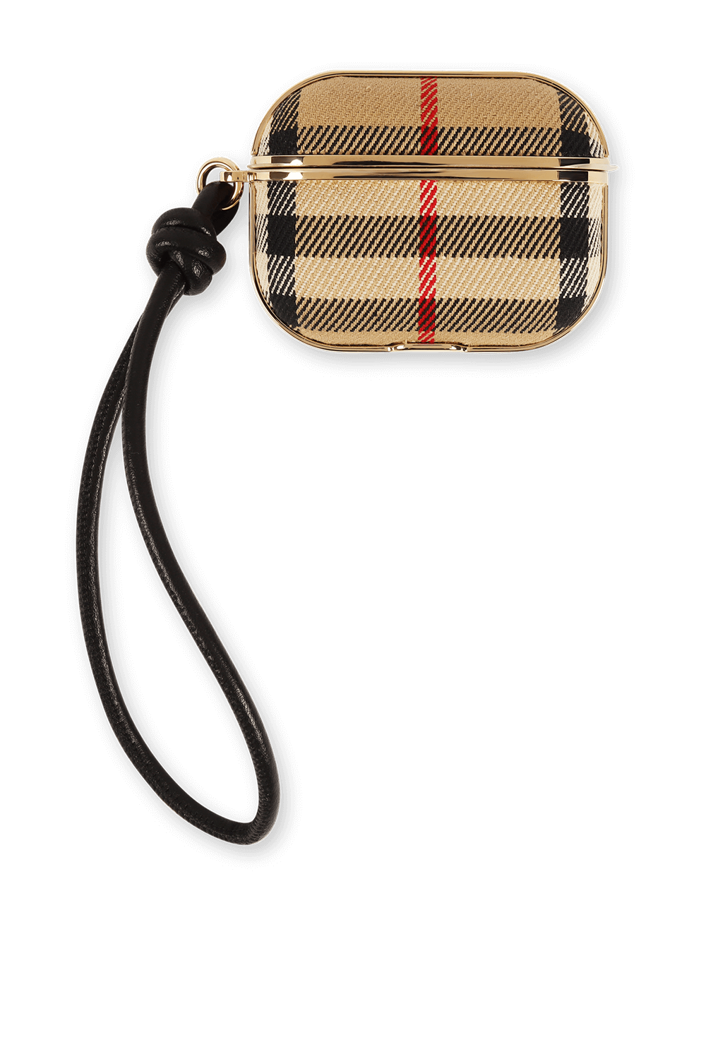 תמונה קידמית של Air Pod Case In Vintage Check BURBERRY