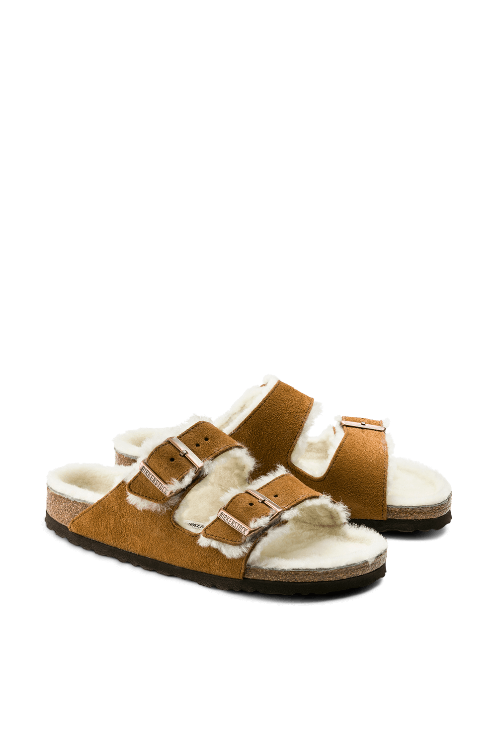 תמונה אחורית של סנדלי אריזונה שרלינג BIRKENSTOCK