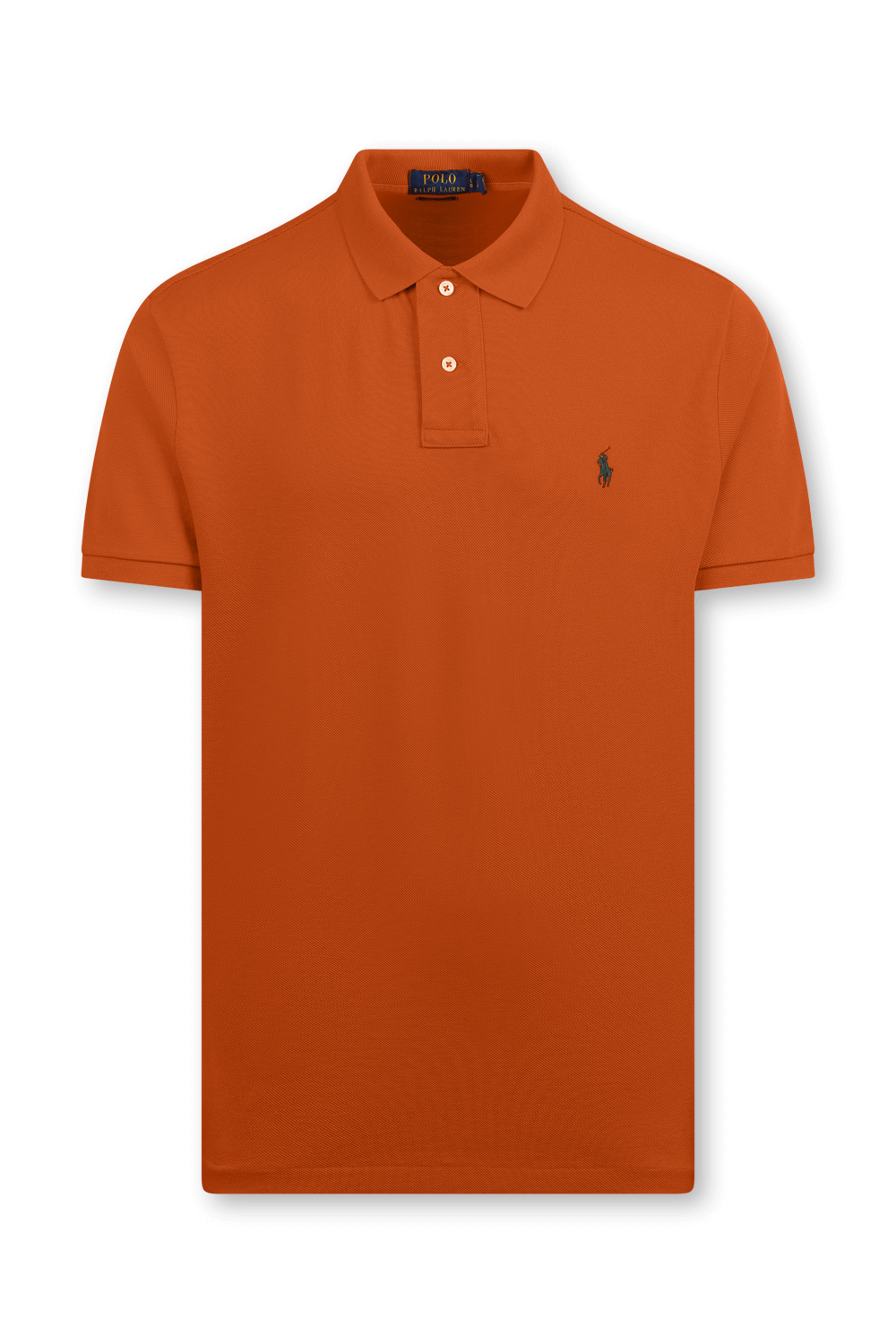 תמונה קידמית של חולצת פולו עם לוגו רקום POLO RALPH LAUREN