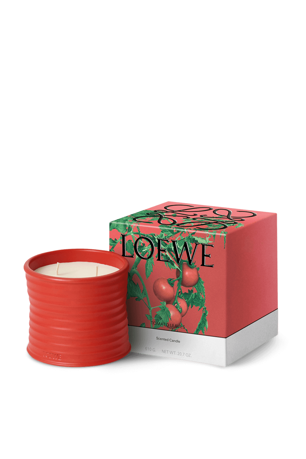 תמונה אחורית של LOEWE Tomato Leaves Medium Scented Candle LOEWE PERFUMES