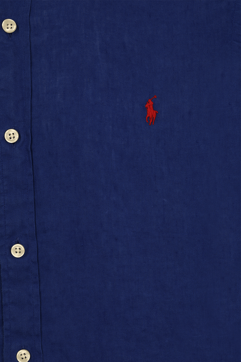 תמונה אחורית של חולצה מכופתרת מפשתן POLO RALPH LAUREN