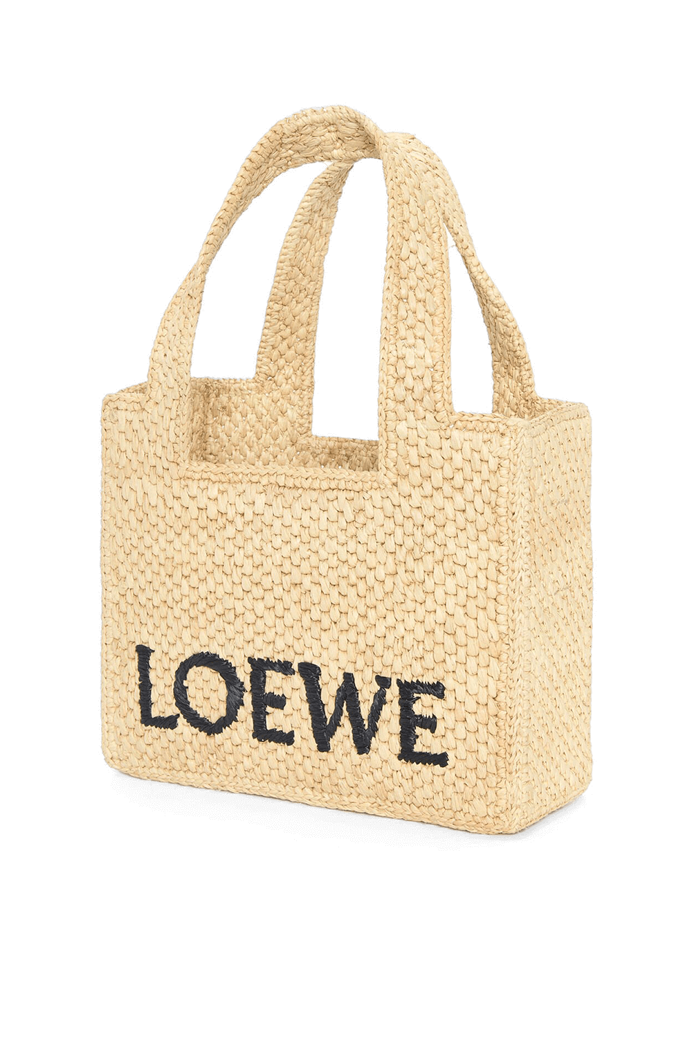 תמונה אחורית של תיק רפיה מיני LOEWE