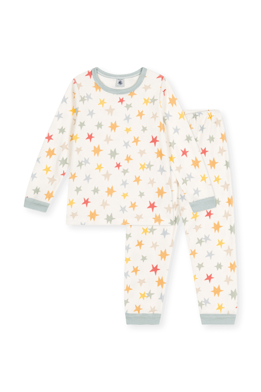 תמונה קידמית של סט פיג'מה - גילאי 3-5 שנים PETIT BATEAU