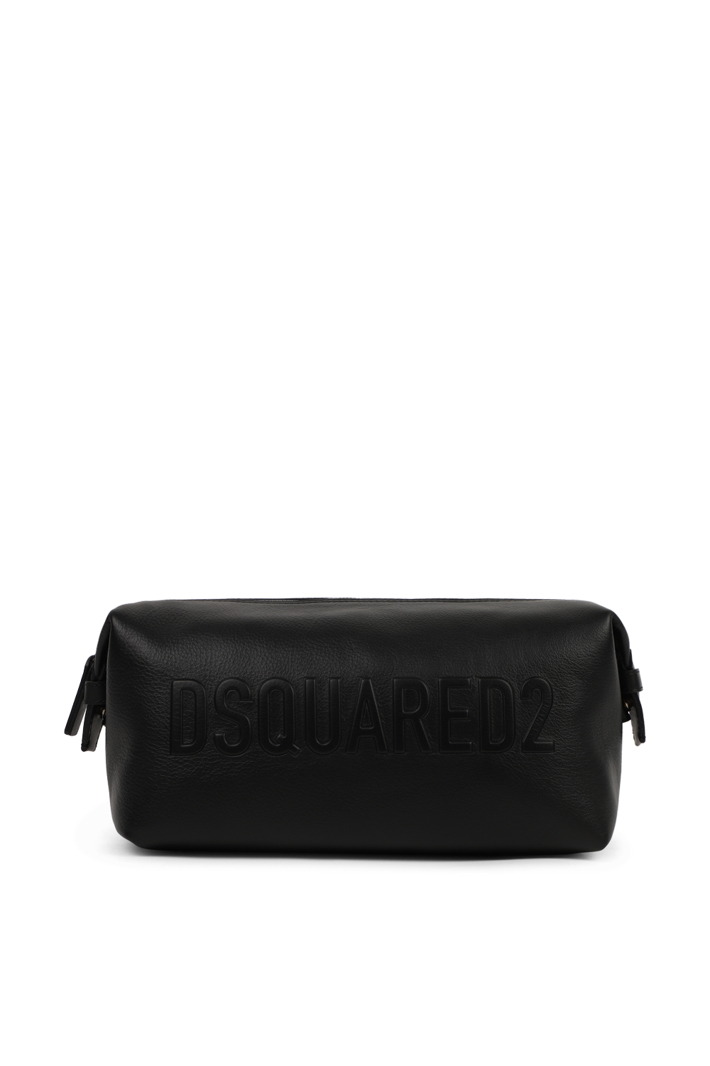 תמונה קידמית של תיק נסיעות שחור בגודל מיני DSQUARED2