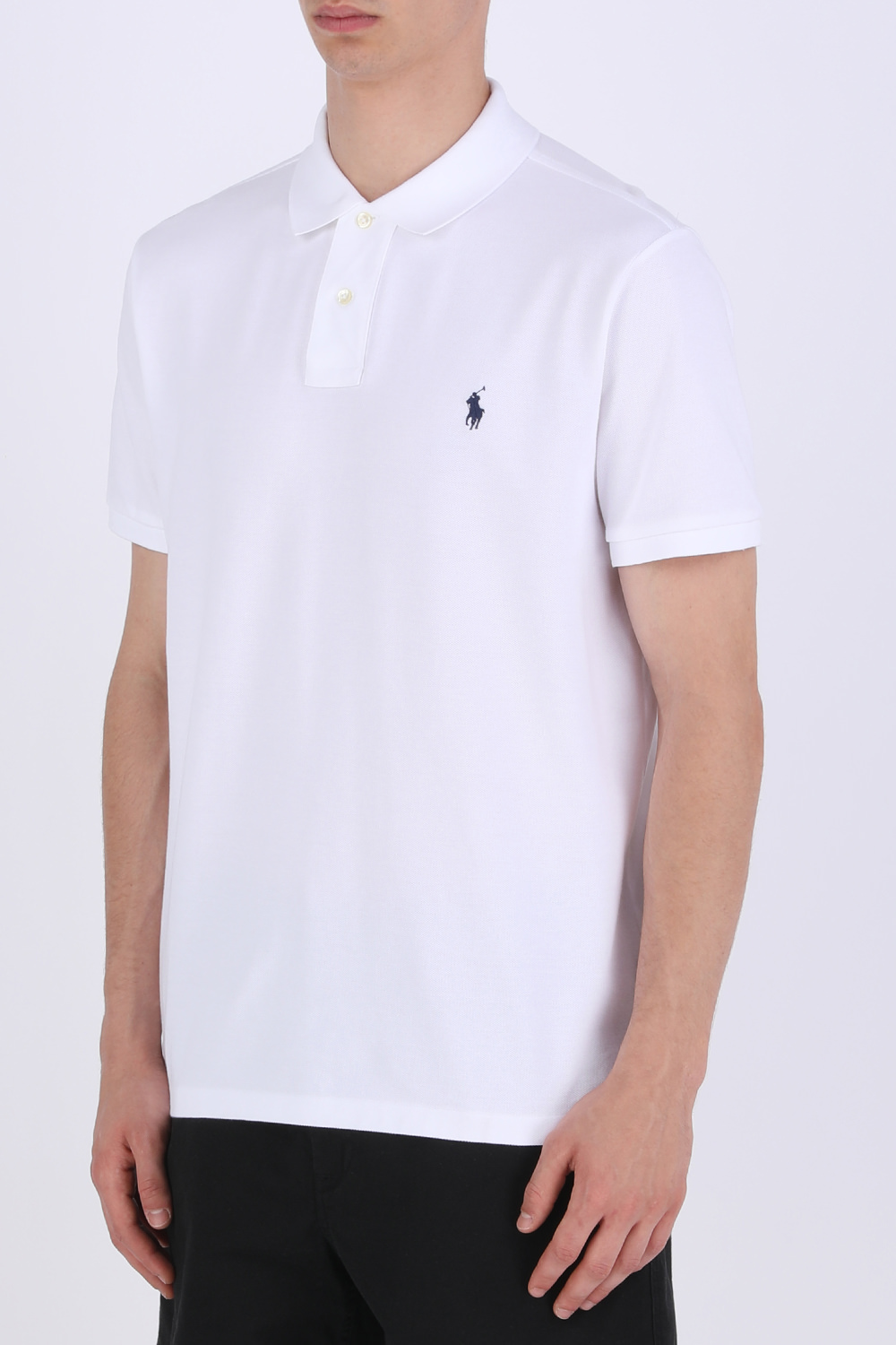 תמונת דוגמן קידמית של חולצת פולו בגזרת סלים POLO RALPH LAUREN
