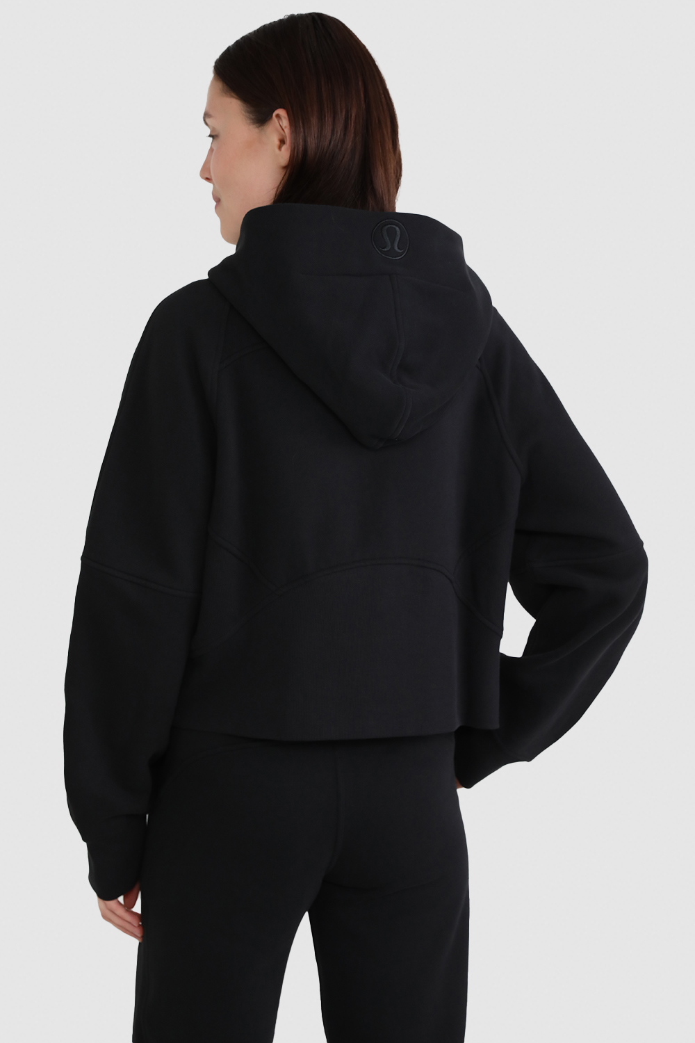 תמונת דוגמן אחורית של Scuba Oversized 1/2 Zip Hoodie