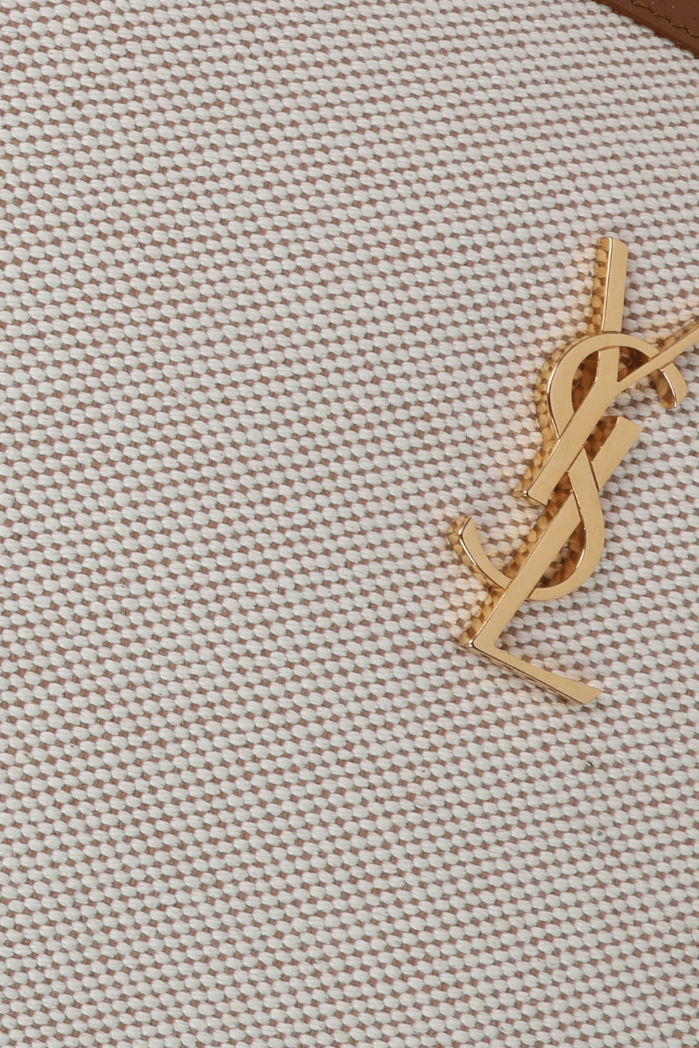 תמונת תקריב של Monogram Document Holder in Natural Canvas SAINT LAURENT