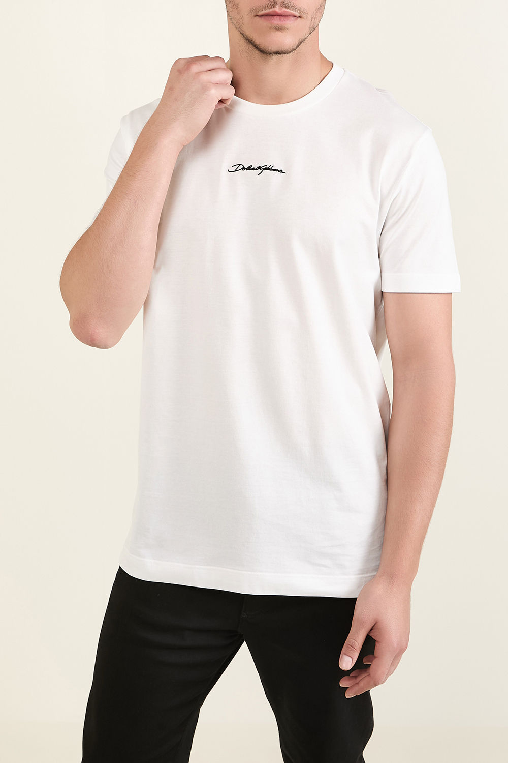 תמונת דוגמן קידמית של חולצת טי DOLCE & GABBANA
