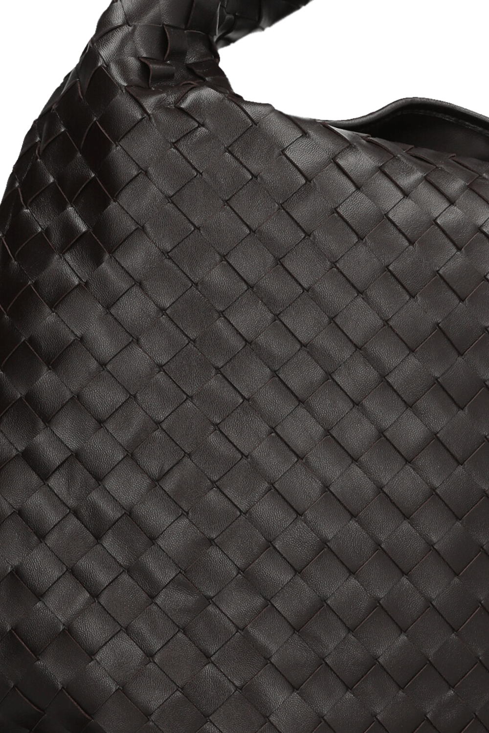 תמונת תקריב של תיק כתף הופ לארג' BOTTEGA VENETA
