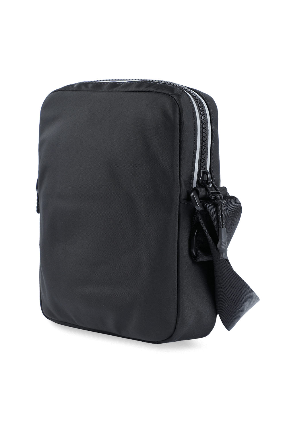 תמונה אחורית של Crossbody Reporter Bag in Black HUGO