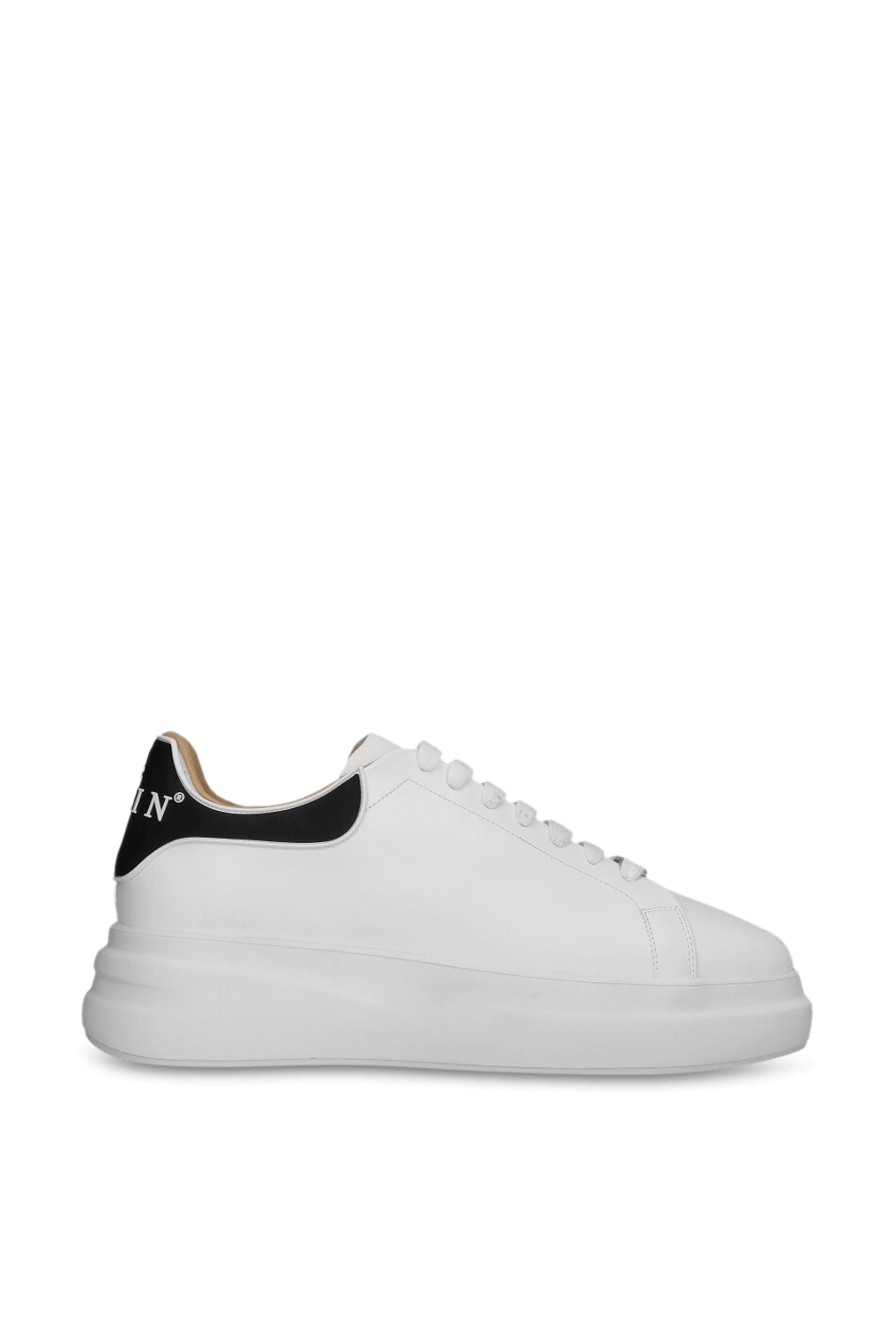 תמונה קידמית של נעלי סניקרס פלטפורמה PHILIPP PLEIN
