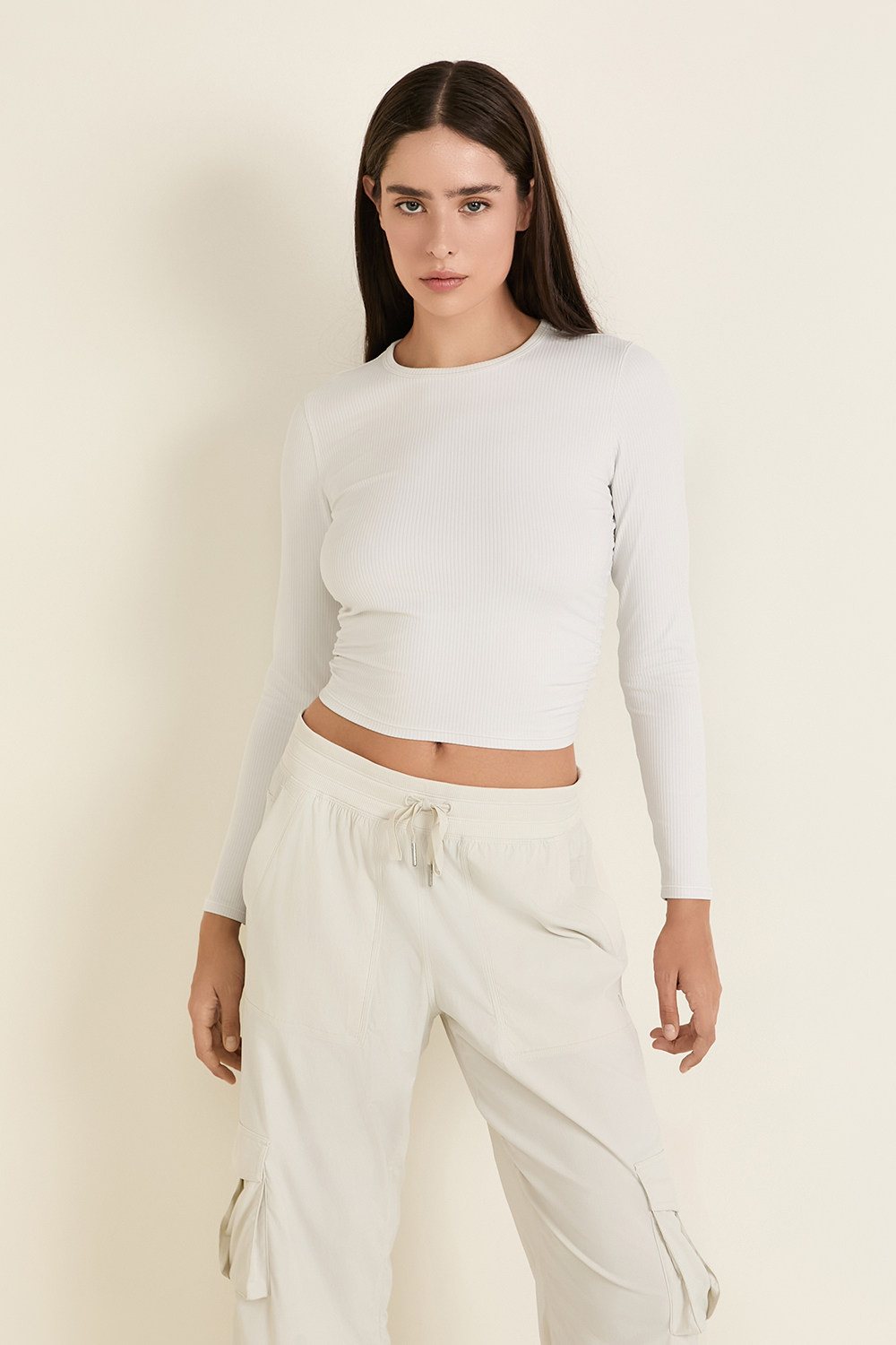 תמונת דוגמן קידמית של All It Takes Ribbed Nulu™ Long-Sleeve Shirt LULULEMON