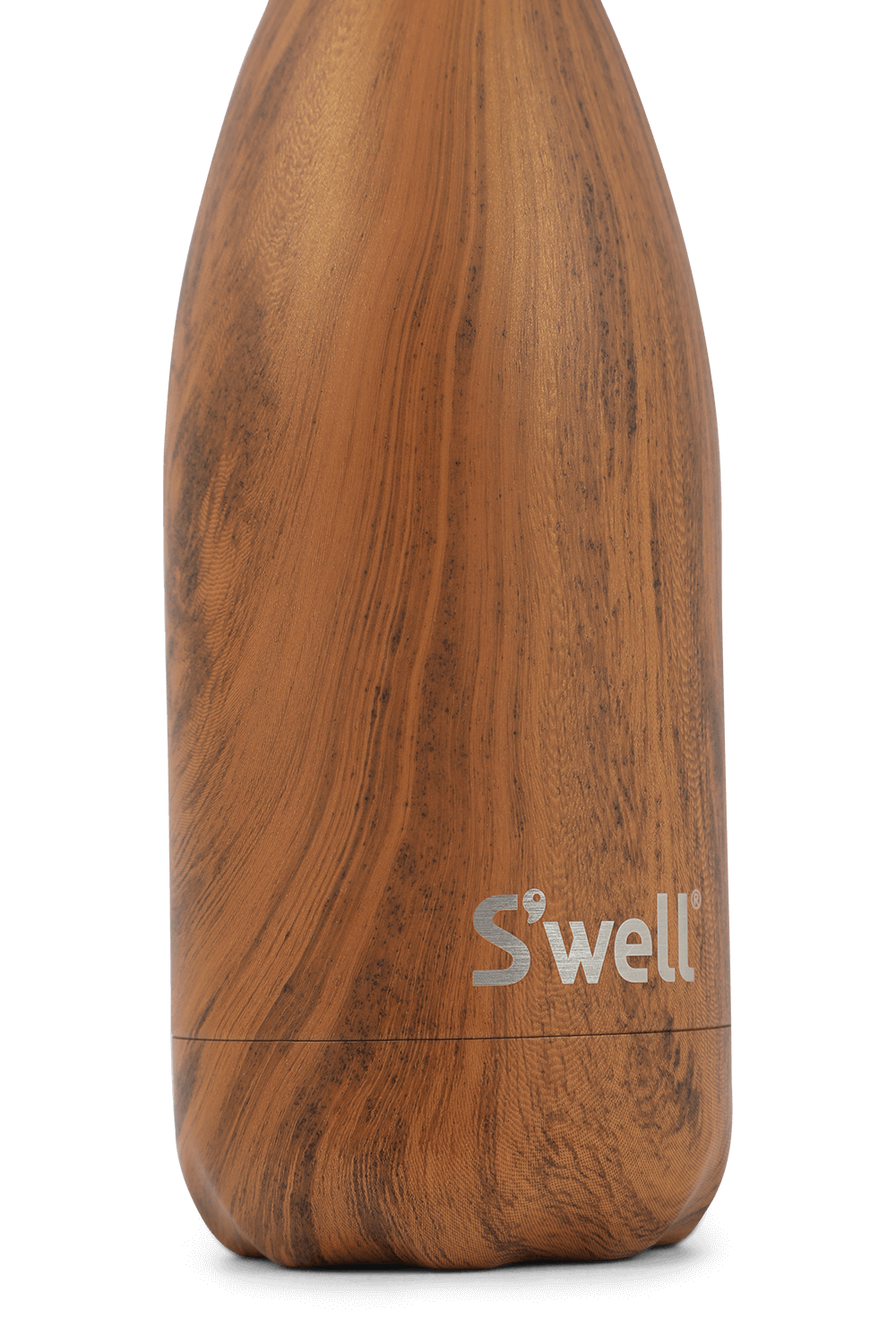 תמונת תקריב של בקבוק 266 מ\"ל עץ בגוון חום SWELL
