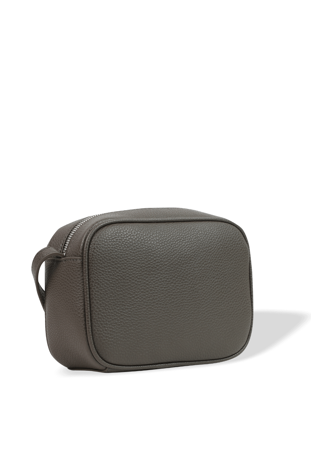 תמונה אחורית של Textured Crossbody Bag in Brown