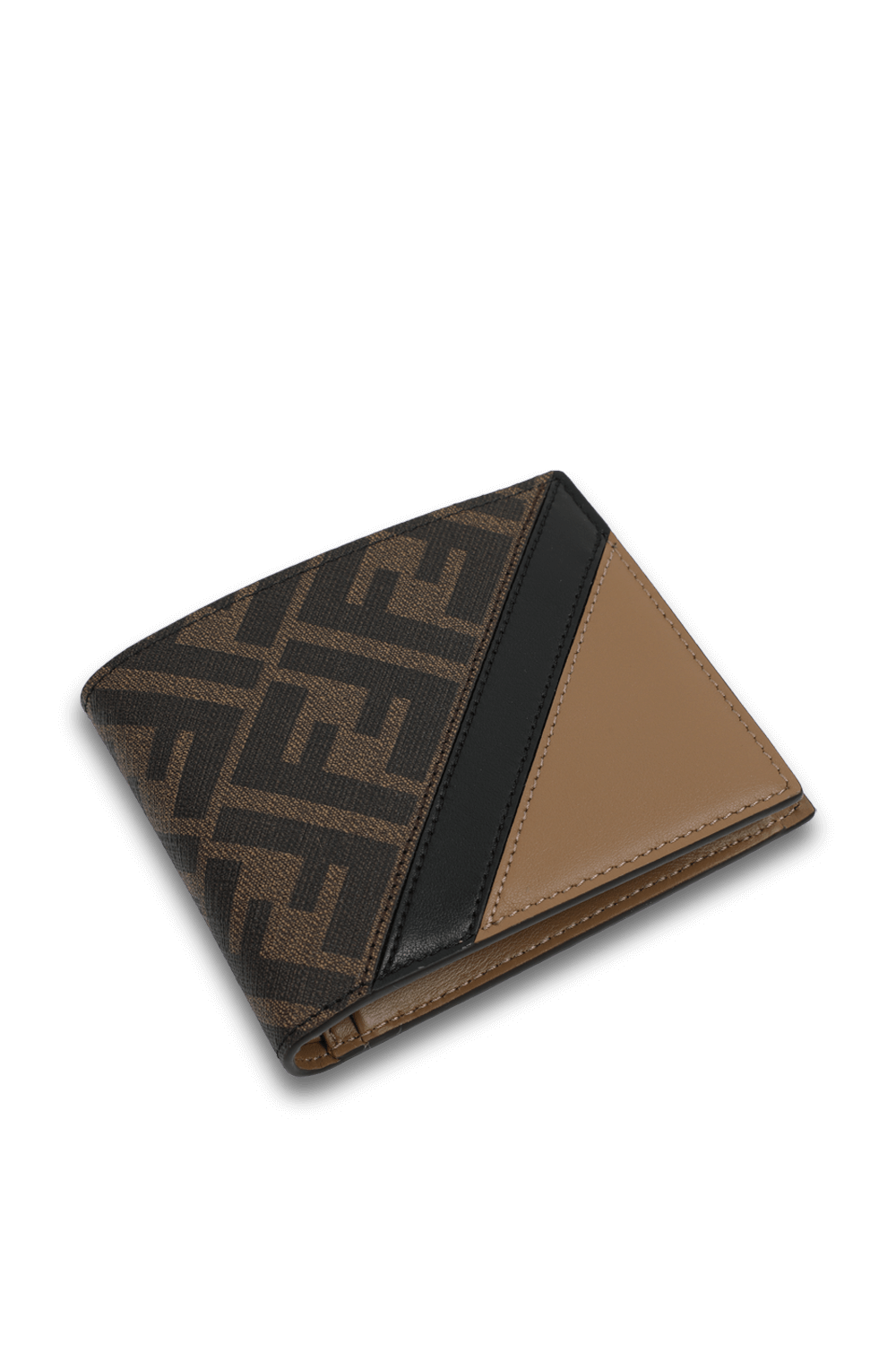 תמונת תקריב של ארנק מונוגרמי מעור FENDI
