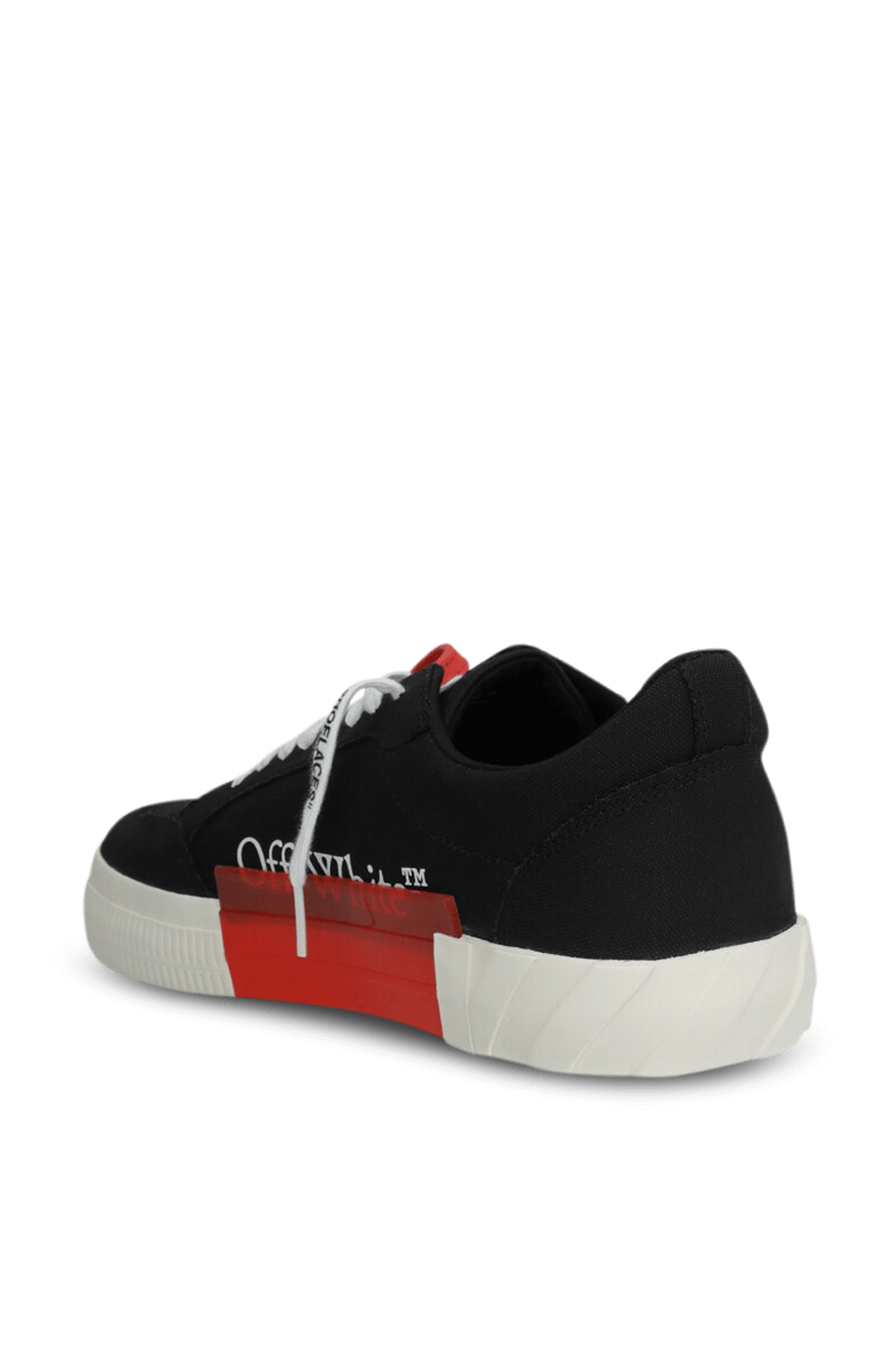תמונה אחורית של נעלי סניקרס ברכיסה נמוכה OFF WHITE