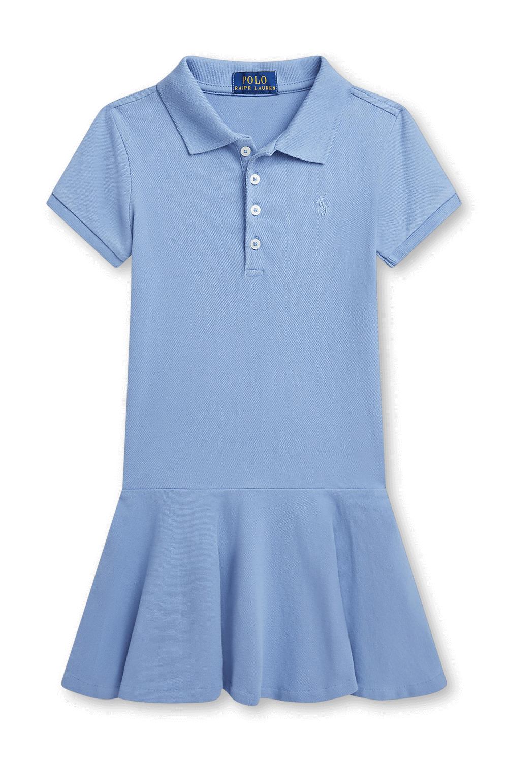 תמונה קידמית של שמלת פולו קצרה - גילאי 2-7 שנים POLO RALPH LAUREN KIDS