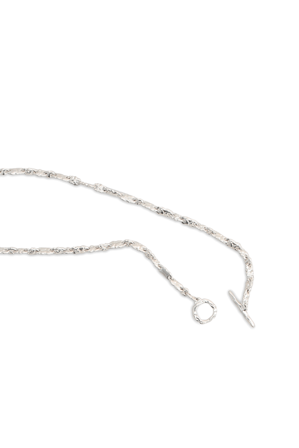 תמונה אחורית של שרשרת חוליות כסף סטרלינג 925 M.COHEN