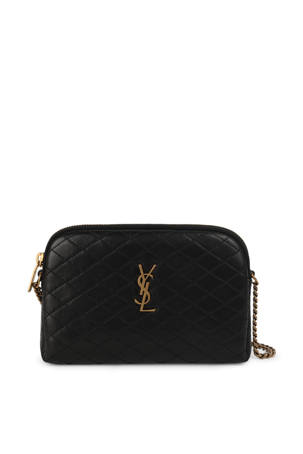 תמונה קידמית של תיק פאוץ' מעור SAINT LAURENT