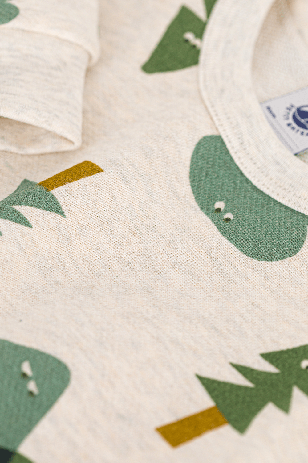 תמונת תקריב של סווטשירט - גילאי 18-36 חודשים PETIT BATEAU