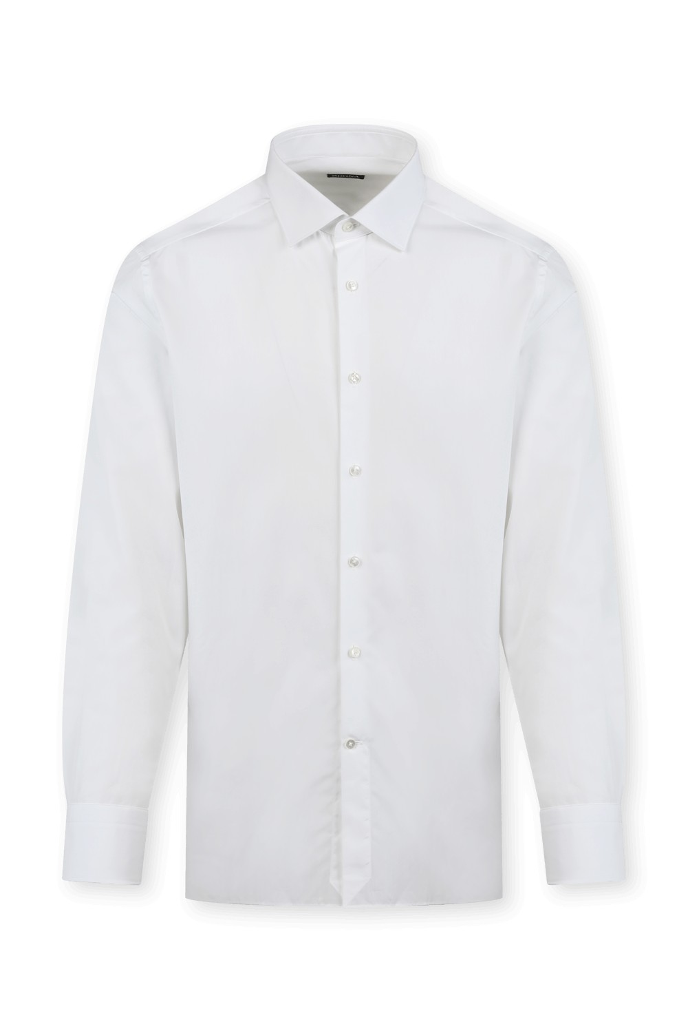 תמונה קידמית של חולצה מכופתרת מכותנה ZEGNA